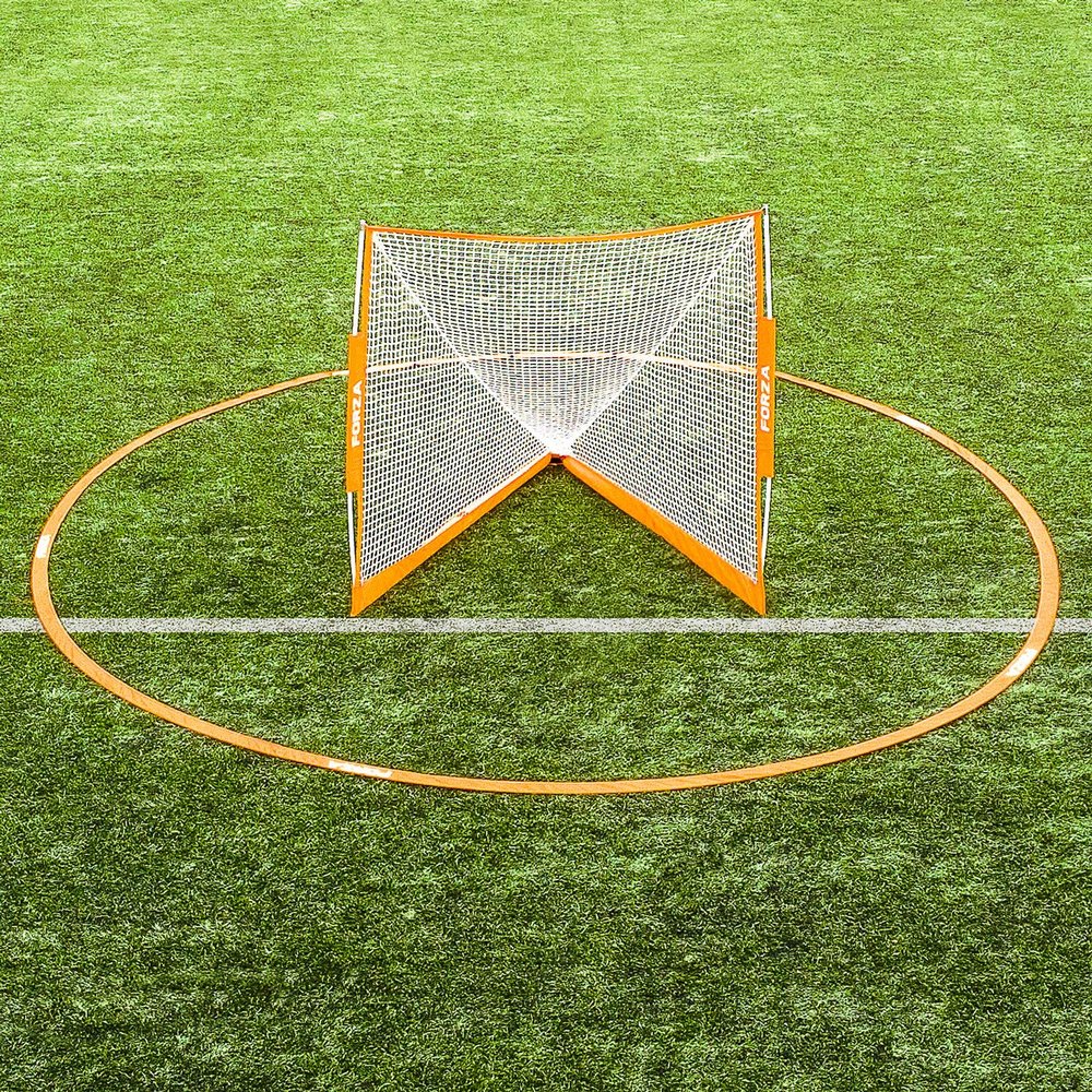 FORZA Portable Lacrosse Crease - Two Sizes [3m & 6m] | Men's & Women's Regulation Size Lacrosse Crease | Official Size Portable Crease for Lacrosse | Carry Bag Included (6m)
