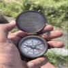 Engraved Brass Compass with Leather Case- Personalized Sundial Pocket Compass for Men, Antique Poem Compass, Gift for Women, Gift to Son from Mom view 4