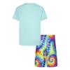 Hurley boys Swim Suit 2-piece Outfit Rash Guard Set, Green/Tie Dye, 18 Months US view 2