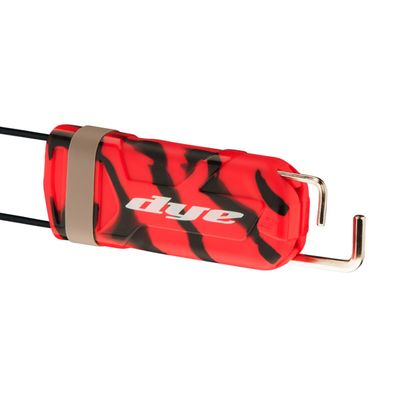 Dye Flex Paintball Barrel Sock (TWST Red/Black)