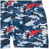 Hurley boys Swim Suit 2-piece Outfit Rash Guard Set, Blue/Sharkbait, 18 Months US view 3