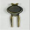 NCAA Clemson Tigers Golf Belt Clip Divot Tool Antique with Removable Ball Marker view 3