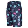 Hurley boys Swim Suit 2-piece Outfit Rash Guard Set, Blue/Black Floral, 12 Months US view 4