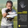 Friction Gloves - Ultimate Frisbee Gloves - Rubberized Palm & Fingers for Amazing Grip in All Conditions - Play Your Best in Any Weather - (Adult Medium) view 4