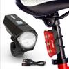 Energizer X400 Rechargeable Bike Light, IPX4 Water Resistant, Compact and Lightweight Design, Front Clip Light and Rear LED Light for Visibility Black view 1