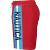 Nautica Boys' Swim Trunk with UPF 50+ Sun Protection, Side Stripe Carmine FK13, 5 view 2