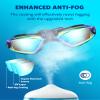 Aegend Swim Goggles, 2 Pack Swimming Goggles No Leaking Adult Men Women, Aqua & Double Aqua view 4