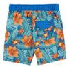 Hurley Boys Board Shorts, Blue Floral, 4T view 2