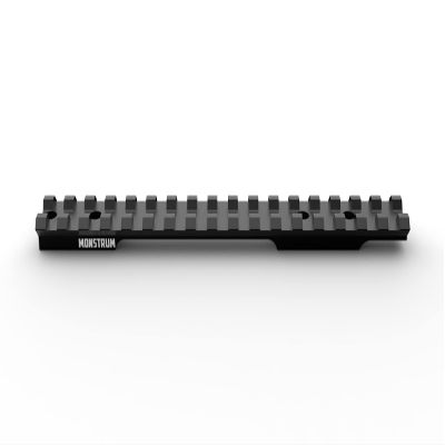 Monstrum Picatinny Rail Mount for Savage Accu-Trigger (Round Back) Model Rifles | Savage 10/11/12/14/16/110 | Short Action | 0 MOA