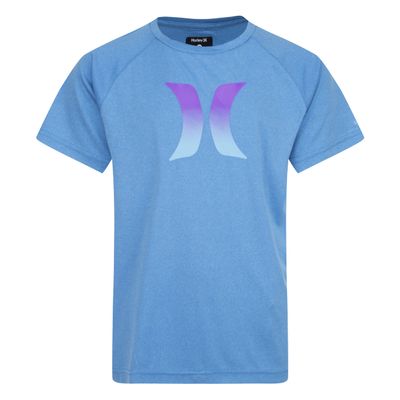 Hurley Boys' Rash Guard Shirt, Neptune/Icon, 2T