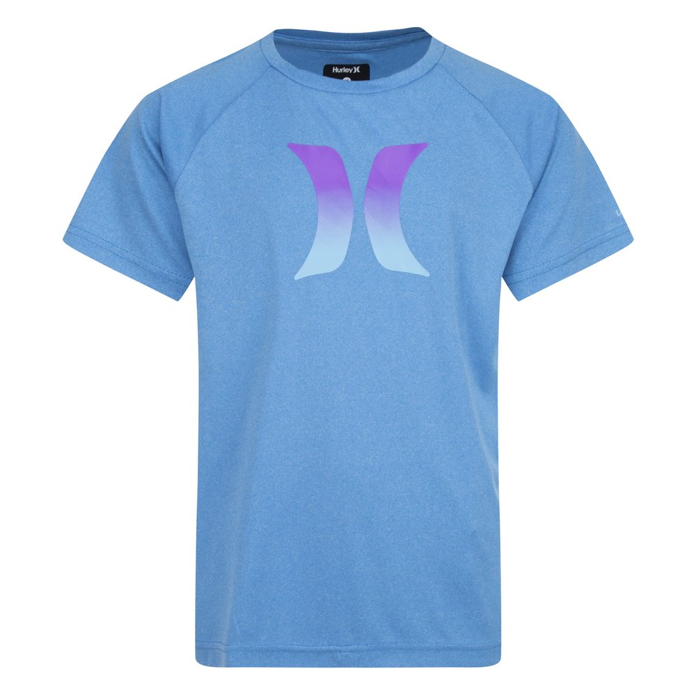 Hurley Boys' Rash Guard Shirt, Neptune/Icon, 2T