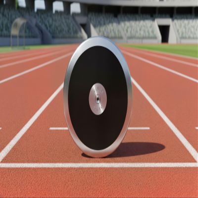 The RT Black Lighting 1 kg Discus is Designed to Empower Girls by Enhancing Their Ability to Throw Farther and Build Confidence. The 1kg Discus aids Young Athletes in achieving Their Goals.