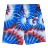 Hurley Boys' Printed Pull On Swim Trunks, Deep Royal Blue/Americana, 6 view 3