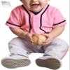 Hat and Beyond Kids Baseball Button Down Jersey (10T, 05up01_Pink/Black) view 2