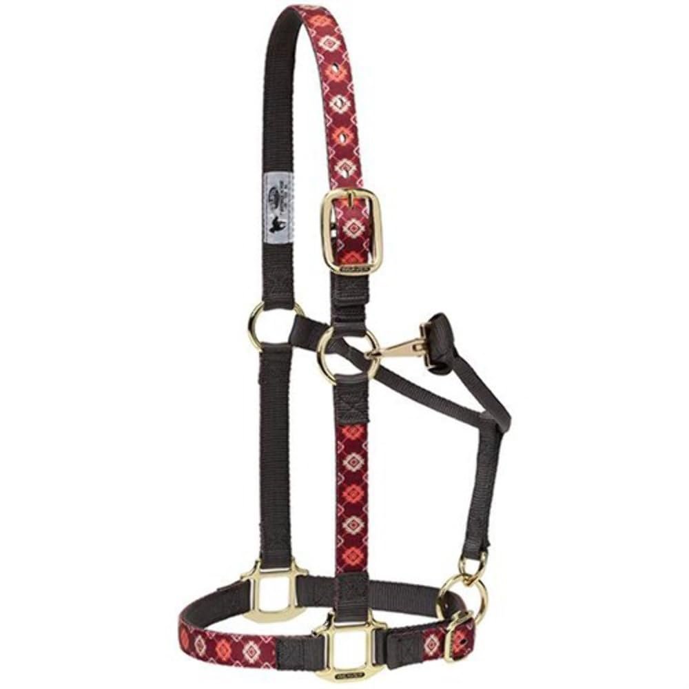 Weaver Equine Adjustable Patterned Nylon Horse Halter