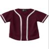 Hat and Beyond Kids Baseball Button Down Jersey (10T, 05up01_Burgundy/White) view 1