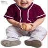 Hat and Beyond Kids Baseball Button Down Jersey (10T, 05up01_Burgundy/White) view 2