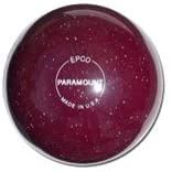 BuyBocceBalls - EPCO Candlepin Bowling Balls - Paramount Speckled - Cranberry (4 1/2 inch- 2lbs. 6oz.) - Single - Made in USA