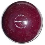 BuyBocceBalls - EPCO Candlepin Bowling Balls - Paramount Speckled - Cranberry (4 1/2 inch- 2lbs. 6oz.) - Single - Made in USA