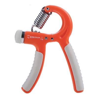 YFCDZVBH 5-60Kg Gym Fitness Hand Grip Men Women Adjustable Finger Heavy Exerciser Strength Compatible with Muscle Recovery Hand Gripper Trainer Useful (Color : Orange)