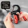 YFCDZVBH 5-60Kg Gym Fitness Hand Grip Men Women Adjustable Finger Heavy Exerciser Strength Compatible with Muscle Recovery Hand Gripper Trainer Useful (Color : Orange) view 3