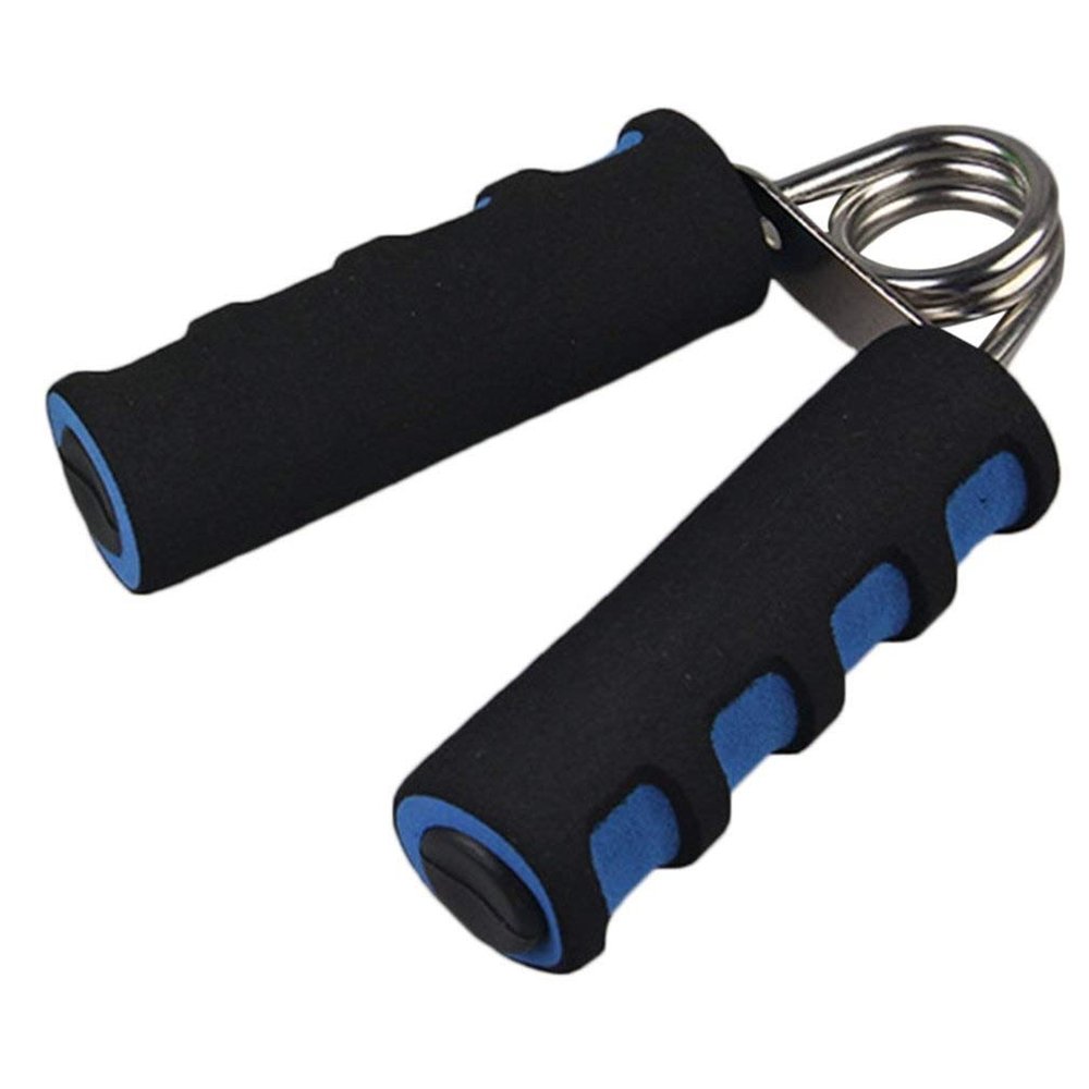 YFCDZVBH Spring Hand Grip Finger Exerciser Strengthened Equipment Sponge Forearm Health Builder Gym Training Tools Useful (Color : Blue)