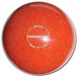 BuyBocceBalls - EPCO Candlepin Bowling Balls - Paramount Speckled -Orange (4 1/2 inch- 2lbs. 6oz.) - Single - Made in USA