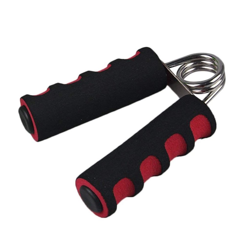 YFCDZVBH Spring Hand Grip Finger Exerciser Strengthened Equipment Sponge Forearm Health Builder Gym Training Tools Useful (Color : Red)