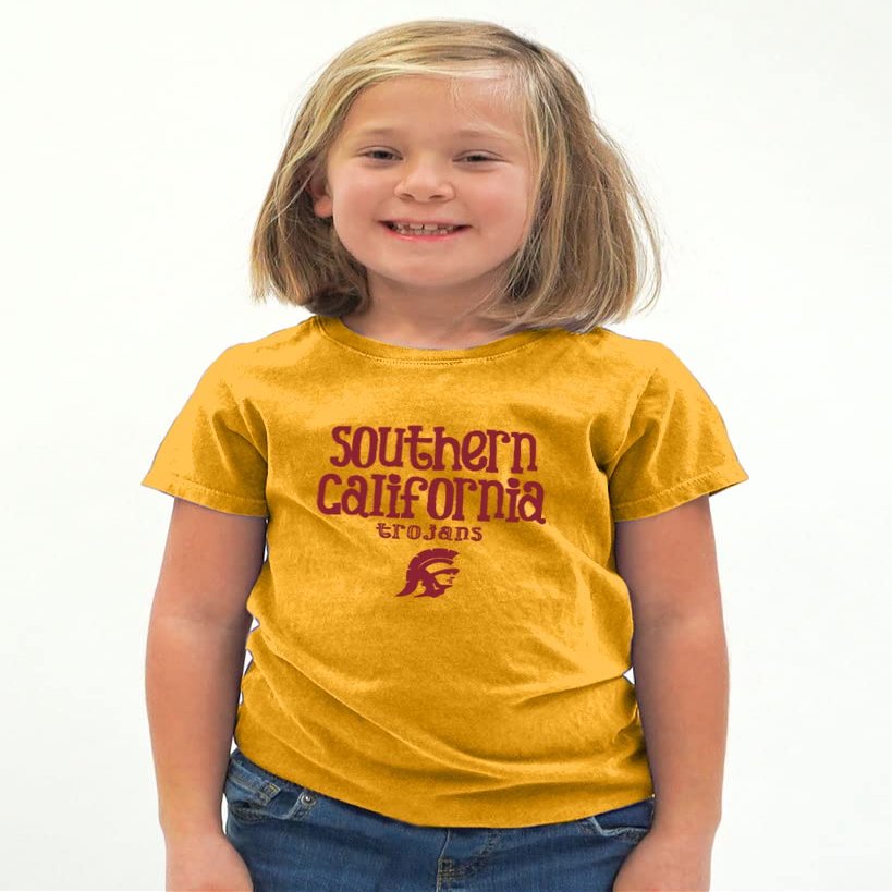 USC Trojans Kids T-Shirt Girl Power, Large