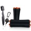 Mobile Pro Shop Golf Club Carrier with Built-in Cleaning Brush  Portable Holds up to 6 Clubs, Keeps Your Clubs Dry, Visible & Organized  Premium Golf Club Organizer (Black/Orange) view 1