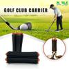 Mobile Pro Shop Golf Club Carrier with Built-in Cleaning Brush  Portable Holds up to 6 Clubs, Keeps Your Clubs Dry, Visible & Organized  Premium Golf Club Organizer (Black/Orange) view 3