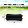 Mobile Pro Shop Golf Club Carrier with Built-in Cleaning Brush  Portable Holds up to 6 Clubs, Keeps Your Clubs Dry, Visible & Organized  Premium Golf Club Organizer (Black/Orange) view 4
