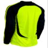 Soccer Goalie Shirt, Padded Goalkeeper Jersey with Sponge Protector (Large, Neon) view 4