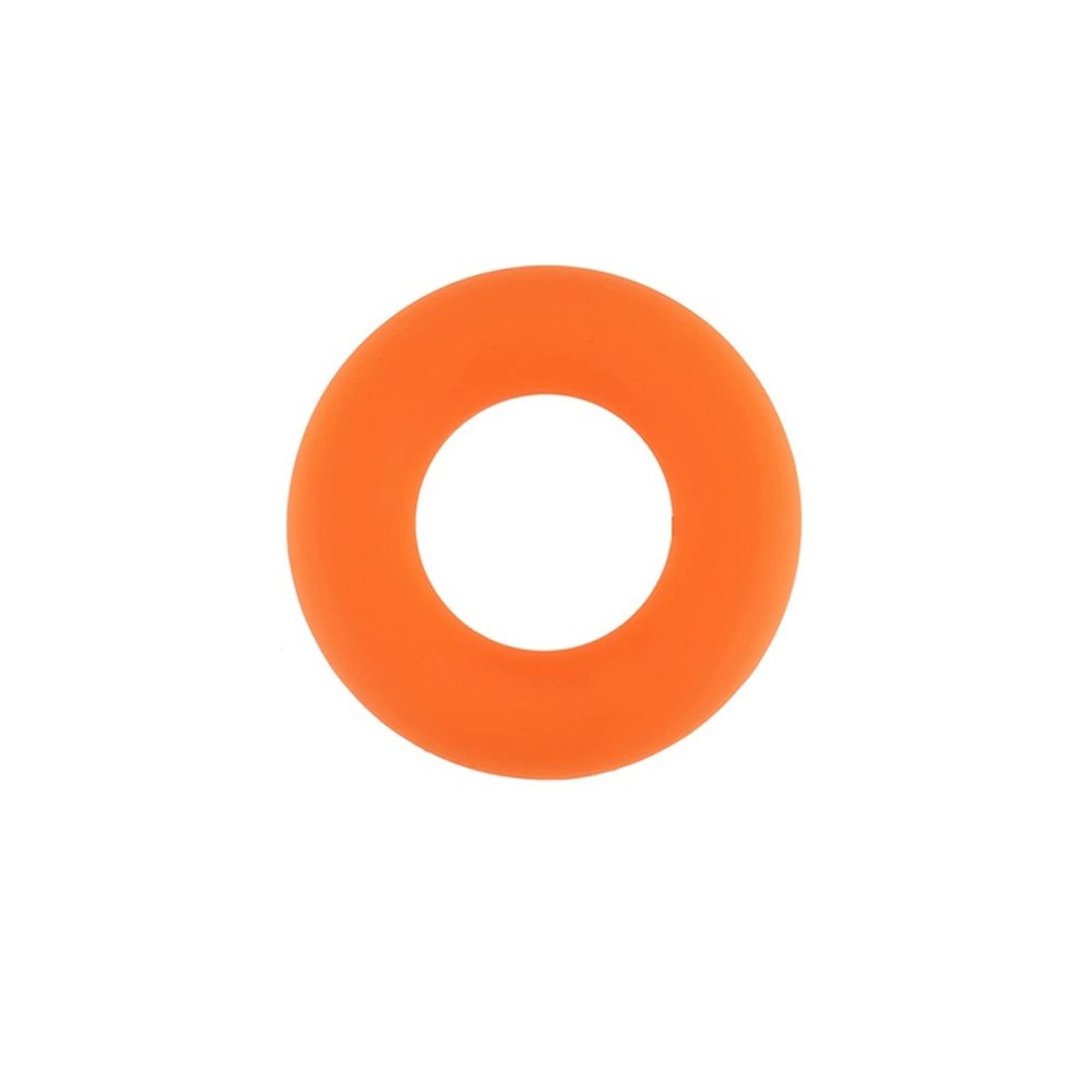 YFCDZVBH Silica Gel Hand Grip Ring for Men Women Gym Fitness Finger Heavy Exerciser Ball Strength Muscle Recovery Gripper Trainer Useful (Color : Orange)