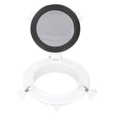 Plumbing Fittings 8in Round Opening Portlight Porthole Tempered Glass Window for RV Boat