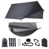 Sunyear Camping Hammock-Hammocks with Net and Rain Fly Tarp - Portable Single&Double Lightweight Nylon Parachute Hammocks with Hammock Tree Straps for Backpacking Hiking Travel Camping Indoor Outdoor view 1