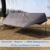 Sunyear Camping Hammock-Hammocks with Net and Rain Fly Tarp - Portable Single&Double Lightweight Nylon Parachute Hammocks with Hammock Tree Straps for Backpacking Hiking Travel Camping Indoor Outdoor view 3