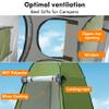 Pop Up Shower Tent, Pop Up Changing Tent Camping Privacy Shelter for Outdoor Bathing, Beach, Hiking,Picnic, Fishing -Waterproof Green view 3