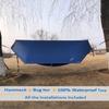 Sunyear Camping Hammock-Hammocks with Net and Rain Fly Tarp - Portable Single&Double Lightweight Nylon Parachute Hammocks with Hammock Tree Straps for Backpacking Hiking Travel Camping Indoor Outdoor view 3