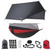 Sunyear Camping Hammock-Hammocks with Net and Rain Fly Tarp - Portable Single&Double Lightweight Nylon Parachute Hammocks with Hammock Tree Straps for Backpacking Hiking Travel Camping Indoor Outdoor view 1