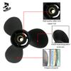 Boatman 10 1/4x15 Aluminum Outboard Boat Propeller fit Johnson Evinrude Cupped Prop Engines 15-35 HP,14-Spline view 3