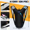 Weewooday 4 Pack Hydration Backpack Pack with 2l Water Bladder Hiking Lightweight Water Backpack Bulk with Hydration Bladder Running Cycling Biking Camping Music Festival Outdoor for Men and Women view 3