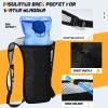 Weewooday 4 Pack Hydration Backpack Pack with 2l Water Bladder Hiking Lightweight Water Backpack Bulk with Hydration Bladder Running Cycling Biking Camping Music Festival Outdoor for Men and Women view 4