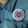 Custom Print Buttons (100 Pisces) Round, Rectangle, Square & Diamond Shapes (Round 1.25"x1.25") view 2