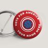 Custom Print Buttons (100 Pisces) Round, Rectangle, Square & Diamond Shapes (Round 1.25"x1.25") view 3