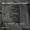 Acorn Graphics | American Flag PrezisionCut 2003-2009 Toyota 4Runner Vinyl Window Decal | Driver Side Only view 3