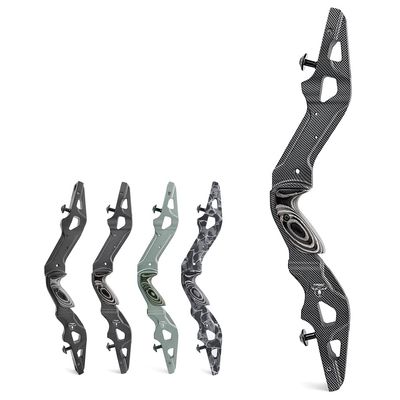 ZSHJGJR 21" ILF Recurve Bow Riser,Aluminum Alloy CNC Bow Riser Right Handed Archery Takedown Recurve Risers for Shooting Hunting Competition (Black)