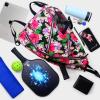ZOEA Pickleball Sling Bag, Adjustable Pickleball Backpack with Water Bottle Holder, Fits 4 Paddles, Mixed Purple view 3