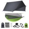 Sunyear Camping Hammock-Hammocks with Net and Rain Fly Tarp - Portable Single&Double Lightweight Nylon Parachute Hammocks with Hammock Tree Straps for Backpacking Hiking Travel Camping Indoor Outdoor view 1