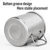 TiTo Titanium Cup Titanium Pot with Lid Ultralight Portable 450ml Foldable Handle Camping Tea Coffee Water Mug for Outdoor Backpacking Hiking Picnic Drinkware with Mesh Sack (Colorful) view 4